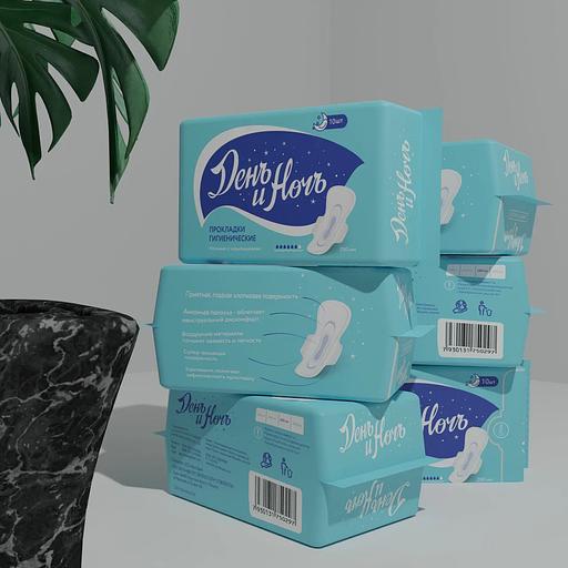 Прокладки женские гигиенические «ДЕНЪиНОЧЪ» ночные 10 шт фото 1
