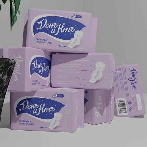 Прокладки женские гигиенические «ДЕНЪиНОЧЪ» ночные экстра 10 шт фото 1