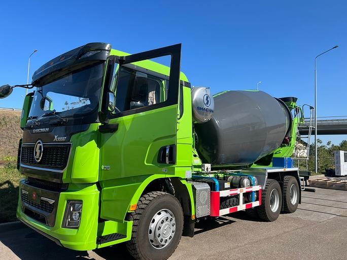 Автобетоносмеситель «SX5258GJB6R384», 6x4, ЕВРО-5 фото 1