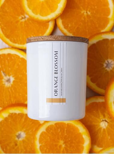 Свеча ароматическая Aesthete home «Orange blossom» 250 мл ОПТ фото 1