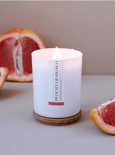 Свеча ароматическая Aesthete home «Delicate Grapefruit» 250 мл ОПТ фото 1