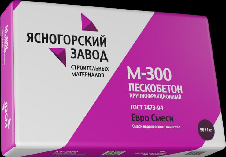 Сухая смесь «Пескобетон» М-300 (ГОСТ 31357-2007) 50 кг фото 1