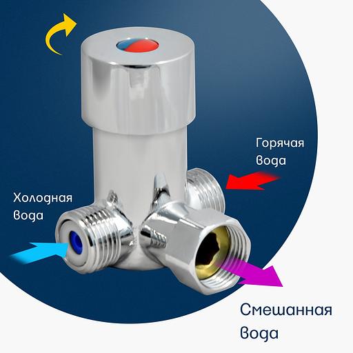 Сенсорный латунный смеситель для раковины (умывальника) Eleanti фото 5