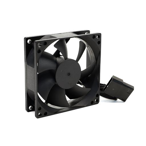 Вентилятор BaseTech, 80мм, 2400rpm, 3-pin+Molex, черный, Bulk, 46.2CFM, 22дБ (BT-F80X25-3PB) фото 3