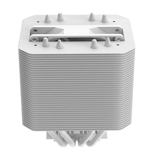 Кулер для процессора Alseye M90, 1х92мм, 800~2400rpm, 4-pin, Al+Cu, белый/ARGB, 40.5CFM, 28дБ, 4-PIPE, TDP 150Вт, INTEL 1700/1200/115x/1366/2011, AMD AM5/AM4/AM3(+)/AM2(+), безвентиляторный дизайн (M90W) фото 5