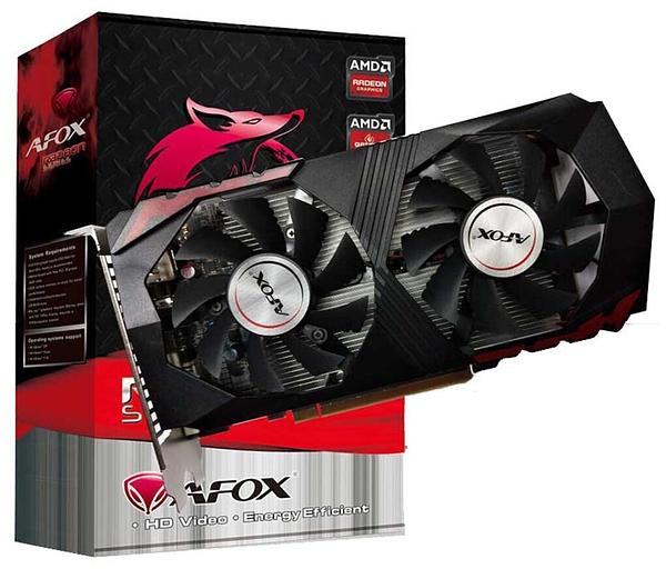 Видеокарта AFOX AMD Radeon RX 560, 4Гб GDDR5, 128 бит, Retail (AFRX560-4096D5H4-V2) фото 1