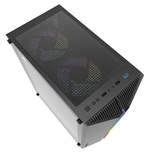 Корпус darkFlash DK151, Без БП, ATX, чёрный, 3xARGB FAN, 2xUSB2, 1xUSB3, бок: закалённое стекло (DK151-BK) фото 4