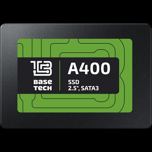 SSD BaseTech A400 128Гб, 2.5", SATA3, Bulk, TLC, Чтение:530мб/с, Запись:430мб/с (SSDBTA400128GN) фото 1