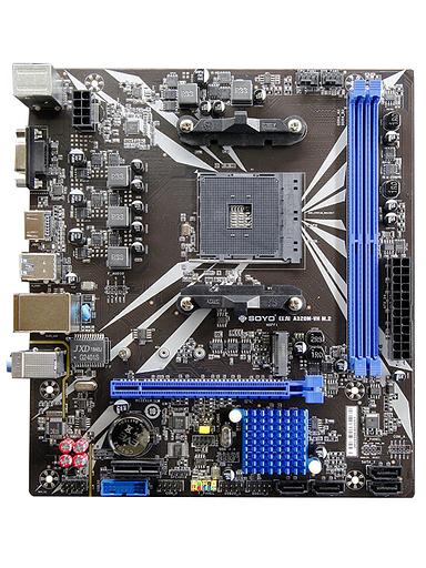Материнская плата SOYO A320M.2-VH Dragon, SocketAM4, mATX, Retail, 2xDDR4, PCIe3.0, M.2, GLAN, 2xPS/2, VGA, HDMI, кулер CPU (SYCD-A320M.2-VH) фото 1