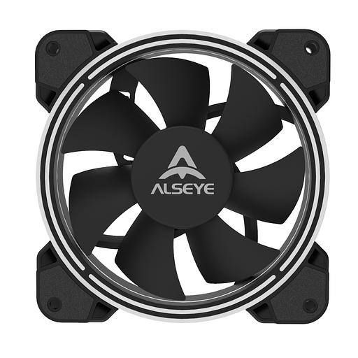 Вентилятор Alseye HALO 4.0, 120мм, 800~2000rpm, 4-pin, черный/RGB, Bulk, 45.2CFM, 35дБ (AS.04.02.0050) фото 2