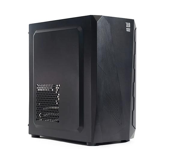 Корпус BaseTech SEM-01, БП:450W, mATX, чёрный, 2xUSB2, 1xUSB3 (BT-SEM-01-450W-R12) фото 1