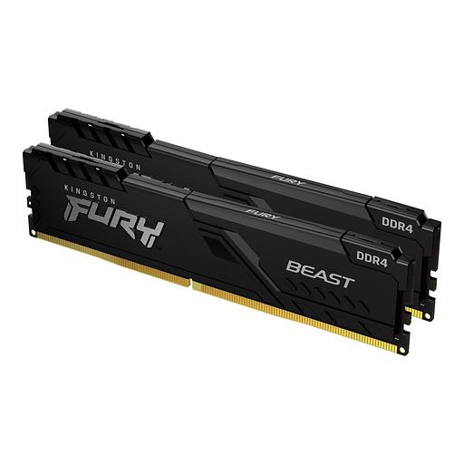 Память Kingston FURY Beast DDR4 DIMM 8Гб, 3200MHz/CL16, Retail (KF432C16BB/8) фото 1
