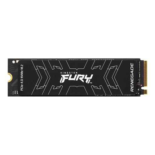 SSD Kingston FURY Renegade 500Гб, M.2 2280, NVMe, Retail, TLC, PCIe4.0, Чтение:7300мб/с, Запись:3900мб/с, радиатор, совместимость с PS5 (SFYRS/500G) фото 1