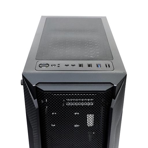 Корпус darkFlash LEO, Без БП, mATX, чёрный, 2xUSB2, 1xUSB3, бок: закалённое стекло (LEO-BK) фото 5