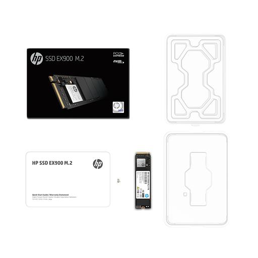 SSD HP EX900 1Тб, M.2 2280, NVMe, Retail, TLC, PCIe3.0, Чтение:2100мб/с, Запись:1700мб/с (5XM46AA#ABB) фото 3
