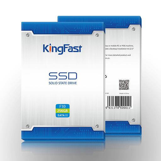 SSD KingFast F10 256Гб, 2.5", SATA3, Retail, TLC, Чтение:550мб/с, Запись:460мб/с (2710DCS23BF-256) фото 2
