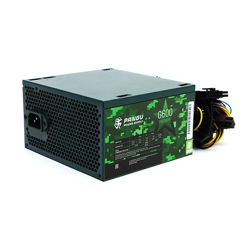 Блок питания ATX Pangu G600, 600W, Bulk фото 1