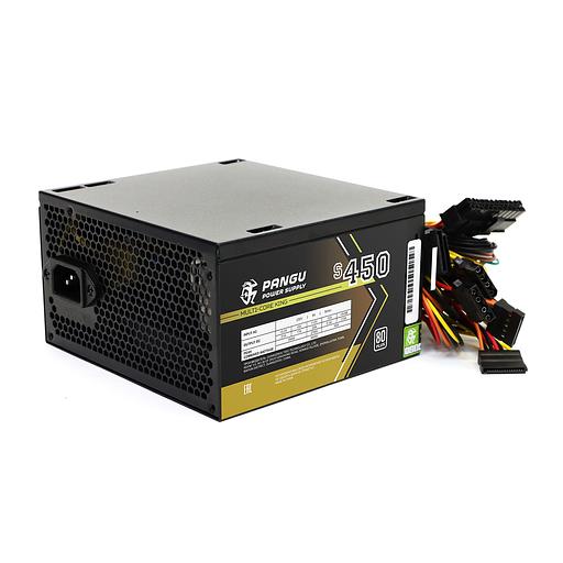 Блок питания ATX Pangu S450, 450W, Bulk, PPFC, 80+ фото 1