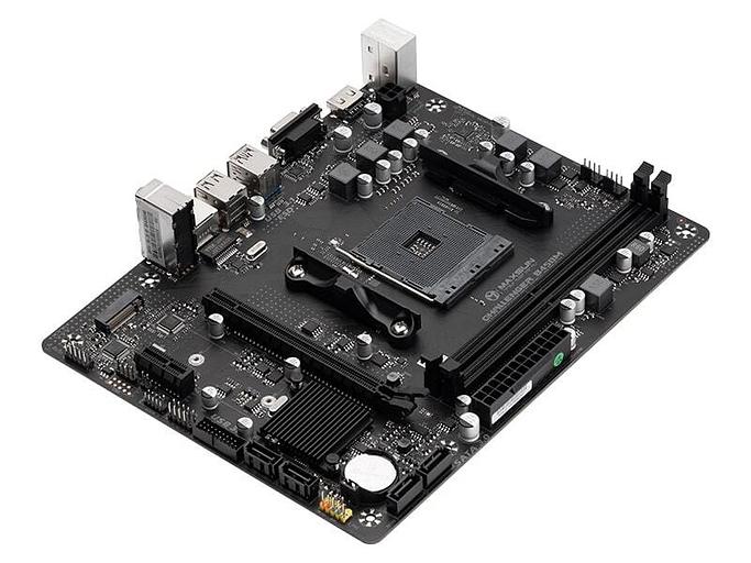 Материнская плата MAXSUN Challenger B450M, SocketAM4, mATX, Retail, 2xDDR4, PCIe3.0, 1xM.2, GLAN, 2xPS/2, 4xUSB2, 4xUSB3, CPU TDP 65Вт, VGA, HDMI (MSCH-B450M) фото 2