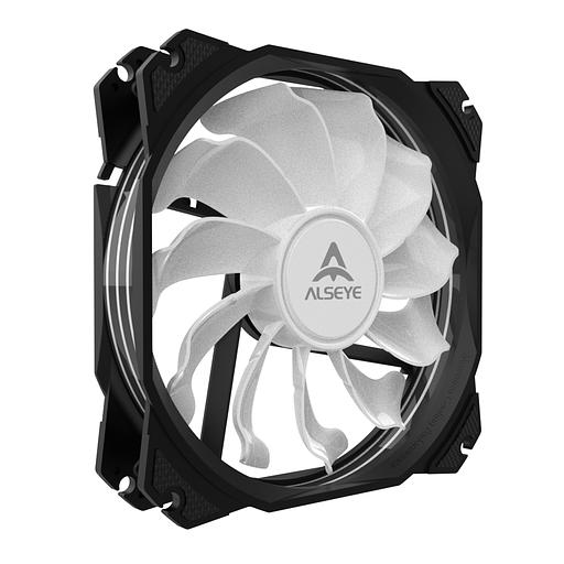 Вентилятор Alseye M120-P KIT, 3x120мммм, 800~1700rpm, 4-pin, черный/ARGB, 66CFM, 35дБ (AS.04.01.0034) фото 2