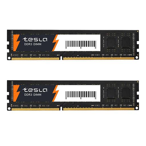 Память TESLA DDR3 DIMM 8Гб, 1600MHz/CL11, Retail, 2 шт. (TSLD3-1600-C11-8G-K2) фото 1