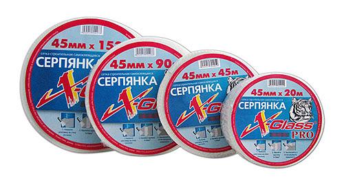 Лента (серпянка) строительная самоклеющаяся 50×90 фото 1