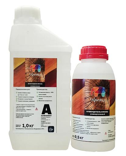Эпоксидная смола универсальная 1.5 кг Кристалл фото 2