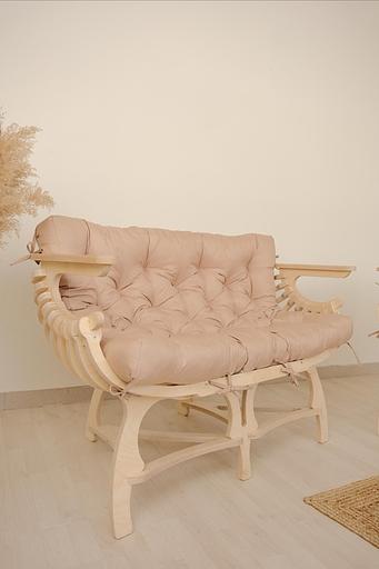 Диван из дерева «Ракушка» фото 2