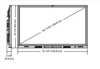 Интерактивный дисплей SMART SBID-MX255-V2 в составе интерактивной панели SBID-MX055 фото 2