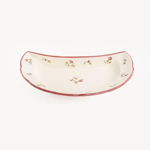 Тарелка полумесяц «Шиповник» опт фото 2