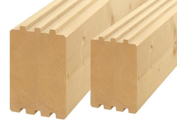 Брус клееный АВ, ель фото 1