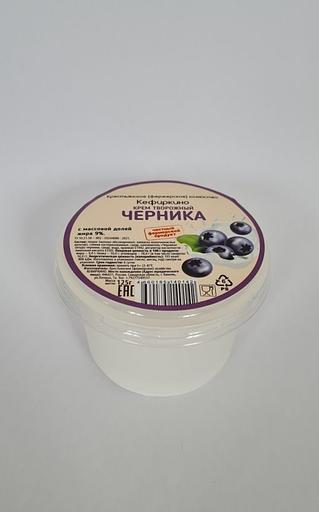 Крем творожный «Черника» 9% жирности 125 г, опт фото 1