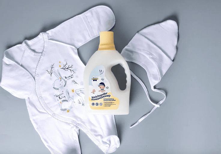 Кондиционер для стирки одежды и пеленок Babyline 1,5 л ОПТ фото 3