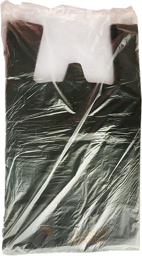 Пакет "Майка" 29*52.5/130 Черный 18 мкм 100 шт /40 фото 1