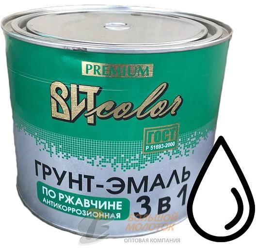 Грунт-эмаль по ржавчине 3в1 белая 1,8 кг /6 фото 1