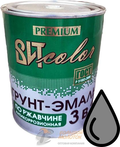 Грунт-эмаль по ржавчине 3в1 серая 0,8 кг /14 фото 1