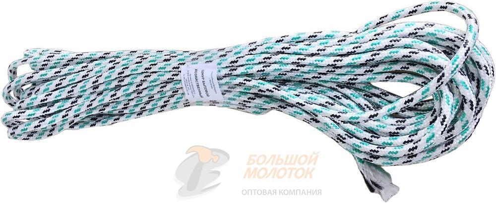 Веревка плетеная п/п 8 мм (20 м) цветная фото 1