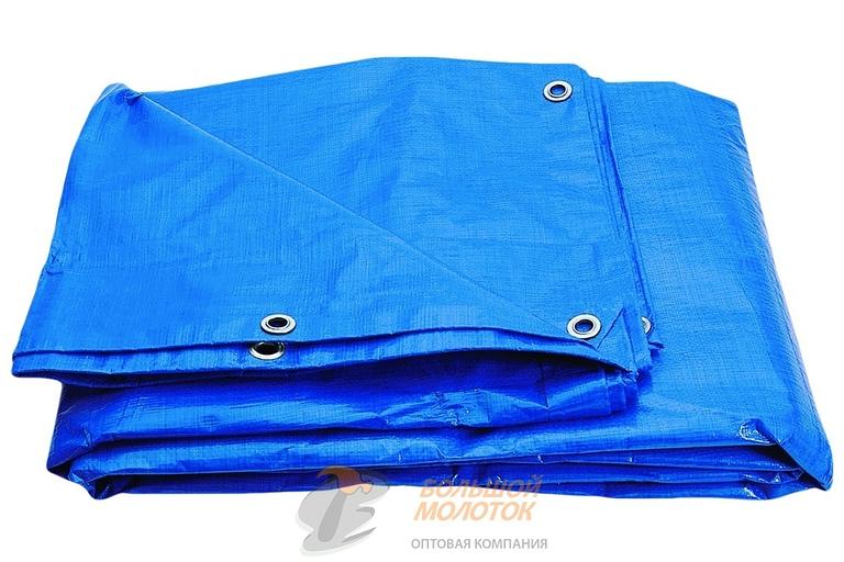 Тент ПХВ синий-белый (син-син) 8*12 м (100 г/м2) /3 фото 1