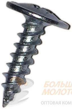 Саморез полусф. с прессшайб. МЦП острый 4,2*16 цинк 200 шт /64 фото 1