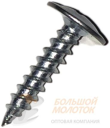 Саморез полусф. с прессшайб. МЦП острый 4,2*19 цинк 300 шт /32 фото 1