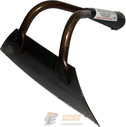 Тяпка самозаточная 200х60 мм "Витязь" черная /12 шт. фото 1