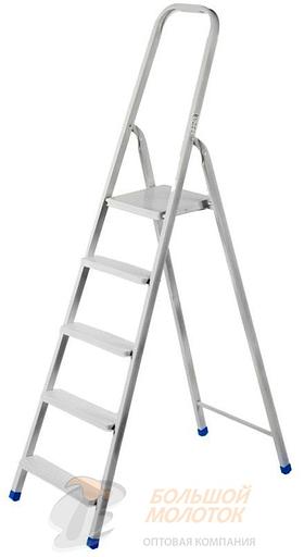 Стремянка стальная оцинкованная 5 ступенчатая ЯРУС фото 1