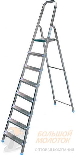 Стремянка стальная оцинкованная 8 ступенчатая ЯРУС фото 1