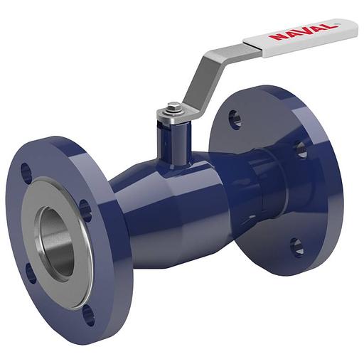 Кран шаровый фланцевый Naval Ду80 Ру16 фото 1