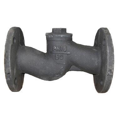 Клапан чугунный подъемный фланцевый 16ч6бр(п) Ду80 Ру16 фото 1