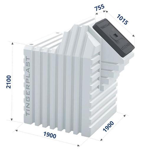 Погреб пластиковый Тинград 1900Б фото 2