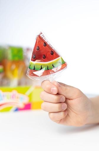 Карамель на палочке Sladraduga 40х25 г со вкусом ананаса, арбуза, клубники фото 5