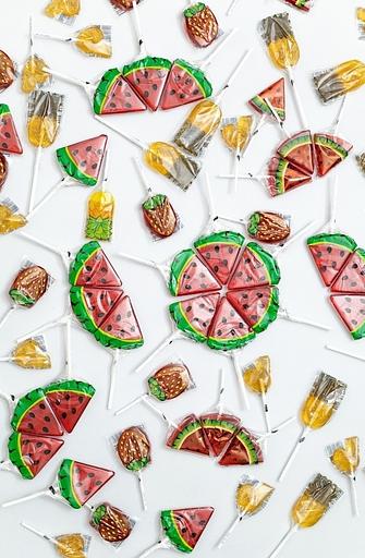 Карамель на палочке Sladraduga 40х25 г со вкусом ананаса, арбуза, клубники фото 8