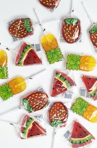 Карамель на палочке Sladraduga 40х25 г со вкусом ананаса, арбуза, клубники фото 9