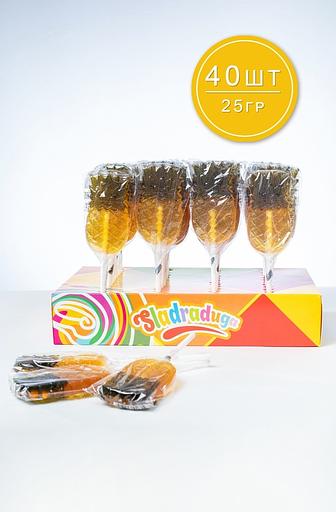 Карамель на палочке Sladraduga 40х25 г со вкусом ананаса фото 1